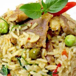 ข้าวผัดเขียวหวานหมู
