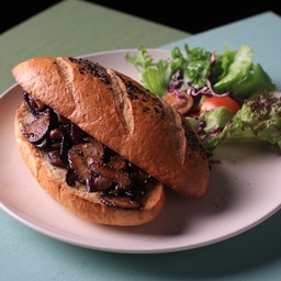 แซนวิชเห็ดหอมย่าง