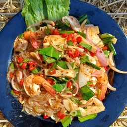 ยำเส้นเล็กปลาร้าหอม