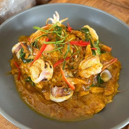 ข้าวไข่ข้นห่อหมกทะเล