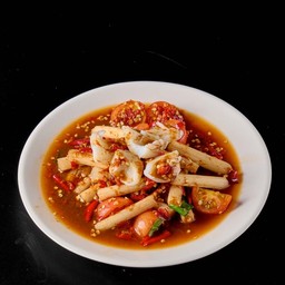 ตำไหลบัวปลาหมึก