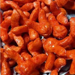 ไส้กรอกแดงทอด  18 ชิ้น