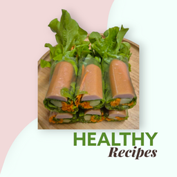 สลัดโรลไส้กรอก6ชิ้น