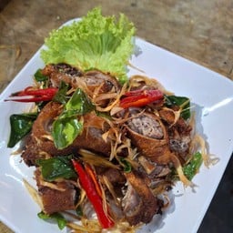 คอเป็ดทอดสมุนไพร