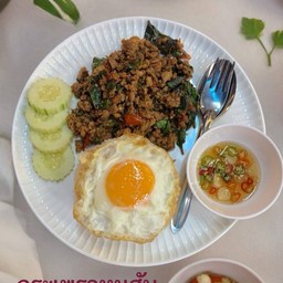 ผัดกะเพรา หมู/เนื้อ/ไก่
