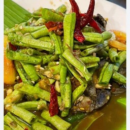 ตำถั่ว หอยดอง