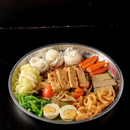 ตำถาดหมูยอ