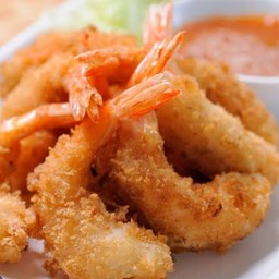 กุ้งชุบแป้งทอด