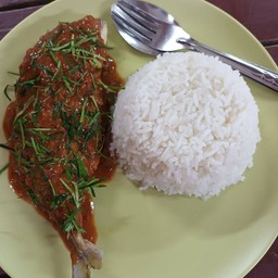 ข้าว ฉู่ฉี่ปลาทูทอด