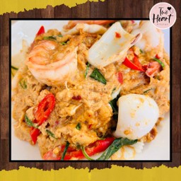 ข้าวไข่ข้นห่อหมกทะเล