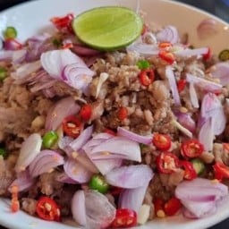 หมูสับปลาอินทรีย์