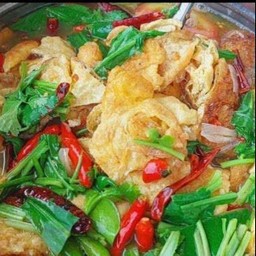 ข้าว+ต้มยำไข่เจียว