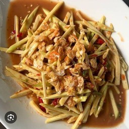 ตำมะม่วง ปลาย่าง