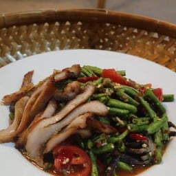 ตำถั่วคอหมูย่าง