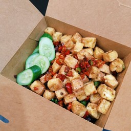 เต้าหู้แผ่นคั่วพริกเกลือ