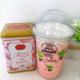 ชากุหลาบนม