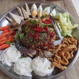 ตำถาดปูม้า