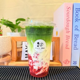 ชาเขียวสตรอเบอรี่