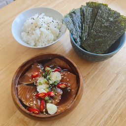 YS10 Salmon Shoyu l แซลมอนดองโชยุ