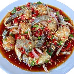 ตำปูม้า กุ้งสด