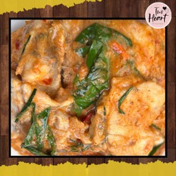 ข้าวไข่ข้นห่อหมกเนื้อปลากะพง