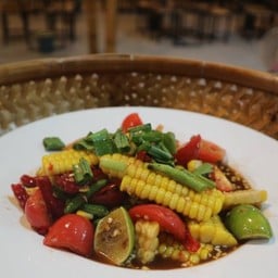 ตำปูปลาร้าข้าวโพด