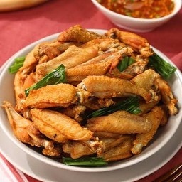 ไก่ตะเกียบทอดสมุนไพร