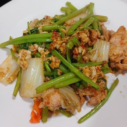สุกี้แห้งหมู