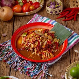 ตำลาวพริกแห้งปลาร้าพรีเมี่ยม (พริกแห้ง20เม็ด)