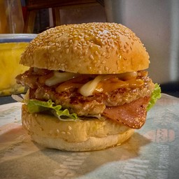 เบอร์เกอร์ไก่แฮม