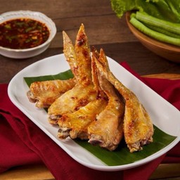 ปีกไก่ย่างเกลือ