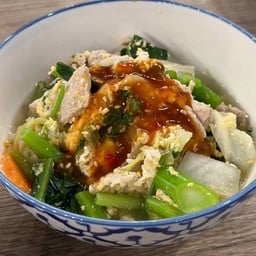 สุกี้แห้งหมู