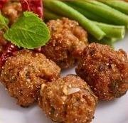 ลาบหมูทอด