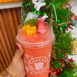 สตรอเบอร์รี่+มะม่วงปั่น