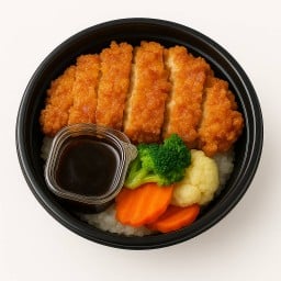 [อร่อยซ่ากับโค้ก] ข้าวหน้าไก่ทอดซอสเทอริยากิ +  โค้ก ออริจินัล (กระป๋อง)