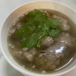 หมูสับต้มบ๊วย