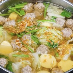 ต้มจืดหมูเด้งเต้าหู้ไข่