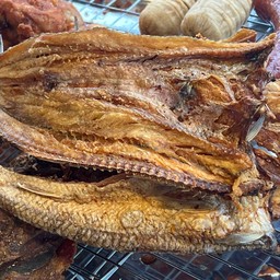 ปลาแห้งทอด ปลาบ้วงแห้ง
