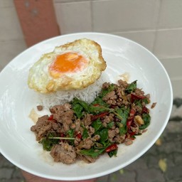 ข้าวกะเพราหมูสับ