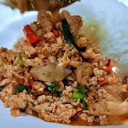 ลาบหมูผัด