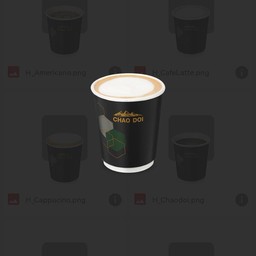 คาเฟ่ ลาเต้ ร้อน