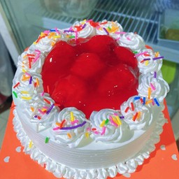 เค้านมสด สตรอเบอรี่