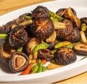 เห็ดหอมผัดพริกขี้หนู