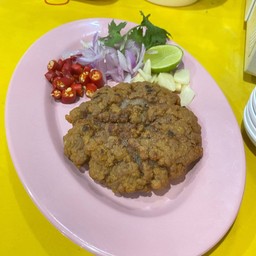 หมูสับปลาเค็มทอด