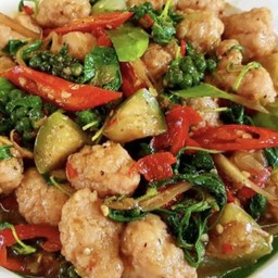 ผัดฉ่าหมูเด้ง