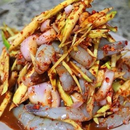 ยำมะม่วงกุ้งสด เด็ดสุดยอด