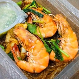 “อบ” กุ้งอบวุ้นเส้น หมูสามชั้นอบวุ้นเส้น ปูอัดอบวุ้นเส้น ติวานนท์-รังสิต
