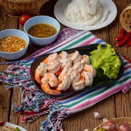 เมี่ยงกุ้งลวก