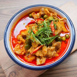 พะแนงหมู(กับข้าว)