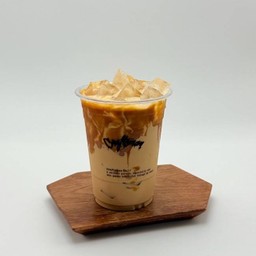 Iced Caramel Macchiato ( Home Made Caramel Sauce)